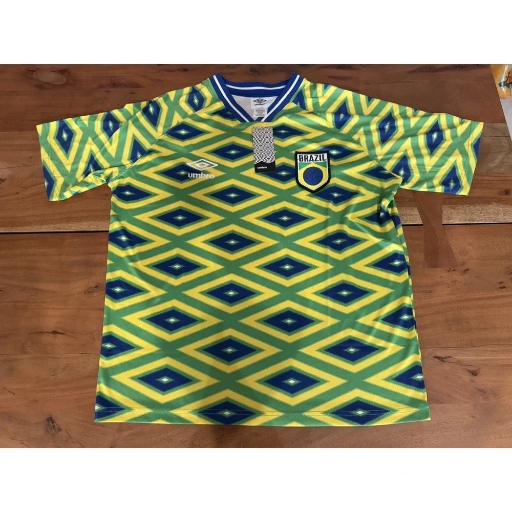 Umbro Brazil Soccer Jersey Men's Medium World Cup 2026 Football NEW Sz M